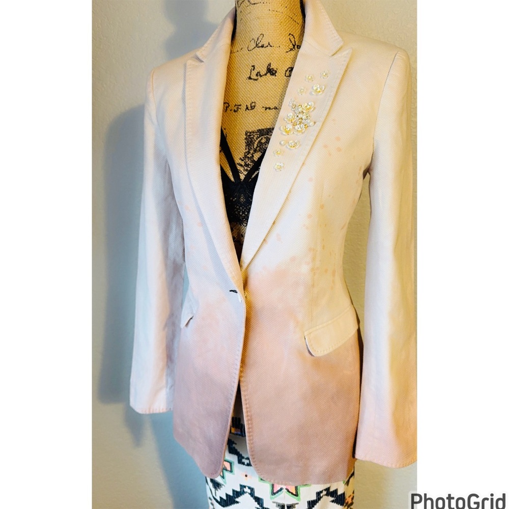 Rag & Bone Ombre Blazer with Embellishments